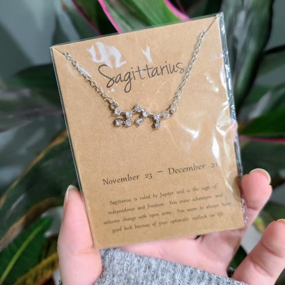 Sagittarius Astrology Constellation Necklace - Picture 1 of 1